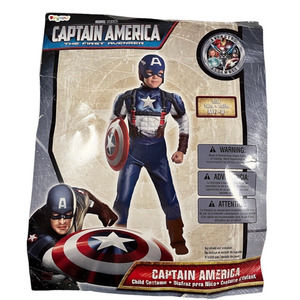 Halloween Costume Captain America The First Avenger Childs Medium Shield Include
